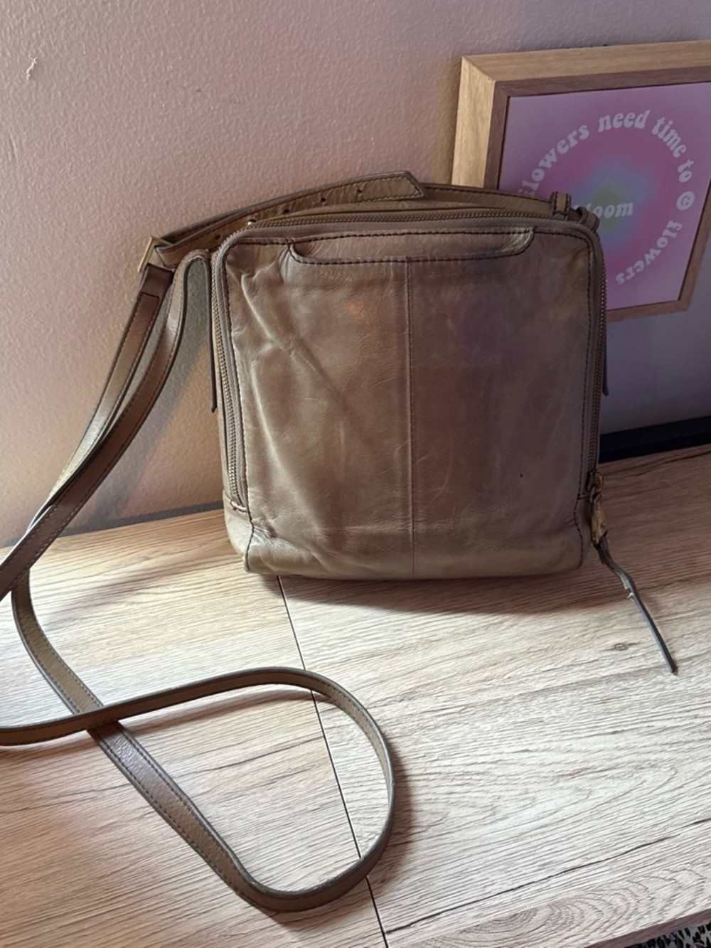 HOBO International Leather Crossbody Bag